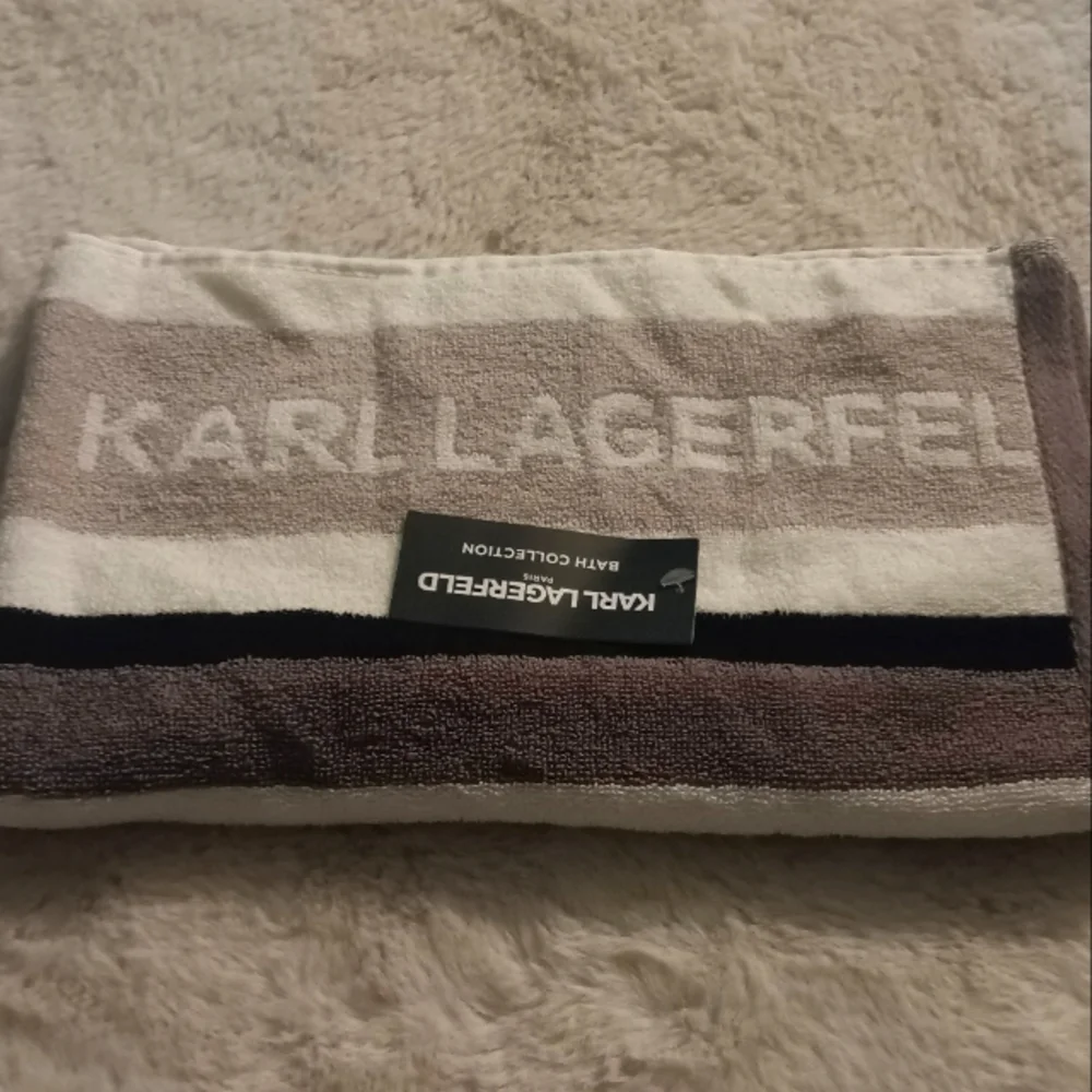 Karl Lagerfeld hand towel